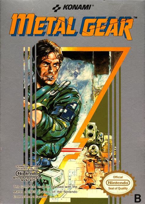 metal gear box art spine|Metal Gear NES Box Art Cover by MattStar.